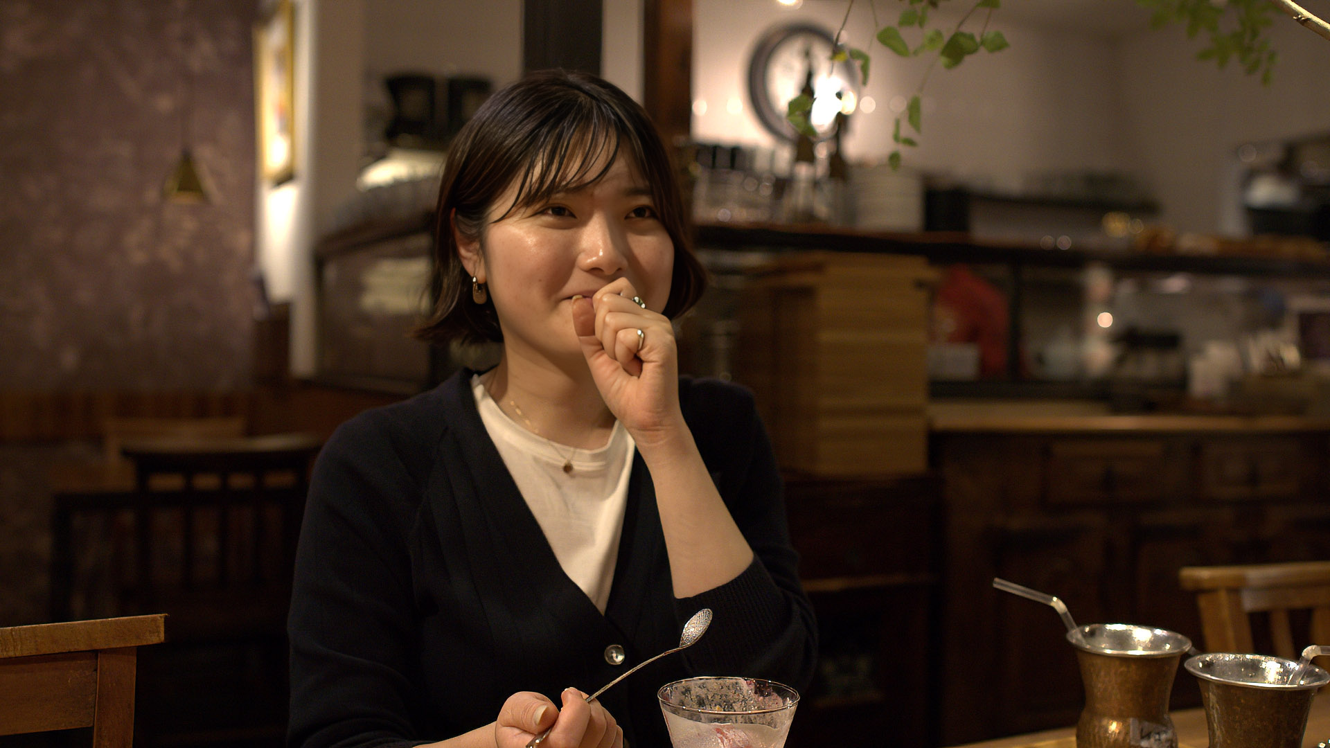 ブルーベリーパフェ美味しい6